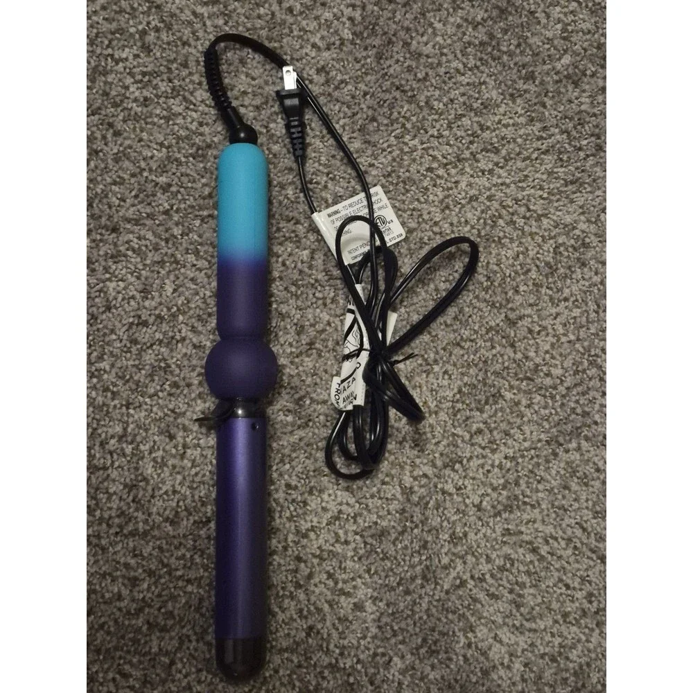 Bed Head Rough Volume Digital Hair Curling Wand 1-1/4 in Fast Heat Up